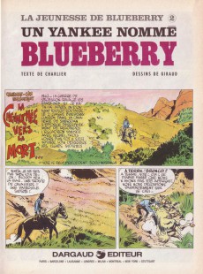 Extrait de Blueberry (La Jeunesse de) -2a1980- Un yankee nommé Blueberry