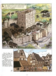 Extrait de Tristan Queceluila (Les Aventures de) -7- La chevauchée du prince noir