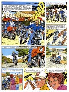 Extrait de Michel Vaillant - La Collection (Cobra) -84- Julie Wood 5. Le motard maudit