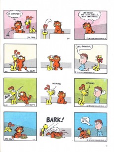 Extrait de Garfield (Dargaud) -3a1987- Les yeux plus gros que le ventre
