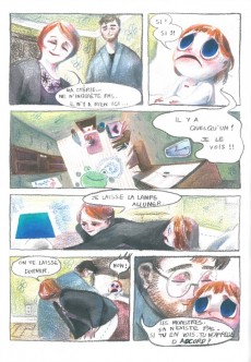 Extrait de Concours universitaire national de la bande dessinée -2010- Peur