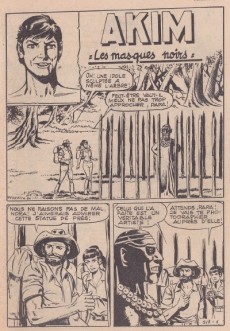 Extrait de Akim (1re série - Aventures et Voyages) -517- Les masques noirs