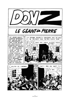Extrait de Don Z (Jeunesse et Vacances) -31- Le géant de pierre