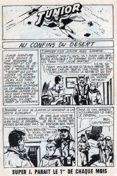Extrait de Super J -5- Au confins du désert