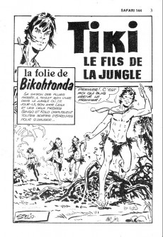 Extrait de Safari (Aventures et Voyages) -144- Tiki - La folie de Bikohtonda
