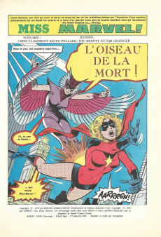 Extrait de Miss Marvel (Arédit) -4- L'Oiseau de Mort