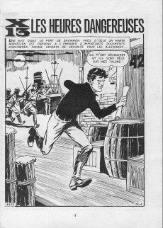 Extrait de X-13 agent secret (Impéria) -400- Les heures dangereuses