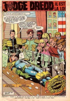 Extrait de Judge Dredd (Aredit) -1- Judge Dredd 1