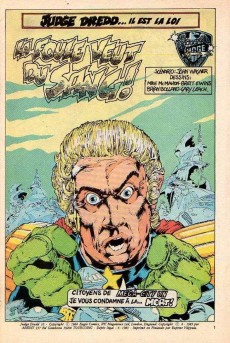 Extrait de Judge Dredd (Aredit) -8- Judge Dredd 8