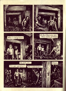 Extrait de James Sturm's America: God, Gold, and Golems (2007) -2- Hundreds of Feet Below Daylight