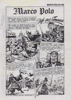 Extrait de Marco Polo (Dorian, puis Marco Polo) (Mon Journal) -200- Défi aux samouraïs