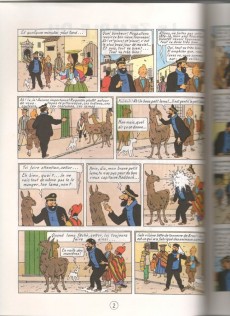 Extrait de Tintin (Study Comics - del Prado) -2- Le temple du soleil