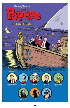 Extrait de Popeye (IDW) (2012) -1- The Land of Jeeps!