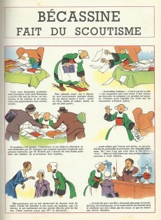 Extrait de Bécassine -17c1970- Bécassine fait du scoutisme