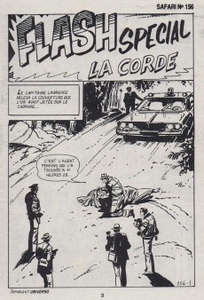 Extrait de Safari (Aventures et Voyages) -156- Flash Spécial - La corde