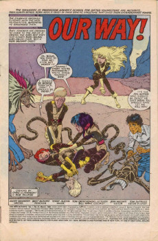 Extrait de The new Mutants (1983) -61- Our Way !