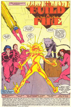 Extrait de The new Mutants (1983) -62- To Build a Fire