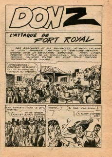 Extrait de Don Z (Jeunesse et Vacances) -28- L'Attaque de Fort Royal