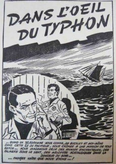 Extrait de Télé série bleue (Les hommes volants, Destination Danger, etc.) -2- Les hommes volants - Dans l'œil du typhon