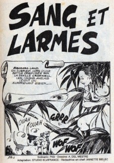 Extrait de Série Jaune (Elvifrance) -142- Sang et larmes