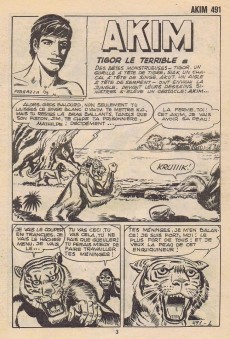 Extrait de Akim (1re série - Aventures et Voyages) -491- Tigor le terrible