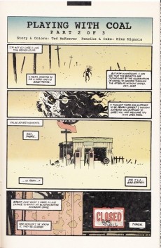 Extrait de Ted McKeever's Metropōl (1991) -10- Rotting Metal, Rusted Flesh