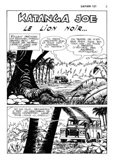 Extrait de Safari (Aventures et Voyages) -121- Katanga Joe - Le lion noir