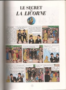 Extrait de Tintin (Study Comics - del Prado) -6- Le secret de la Licorne