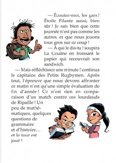 Extrait de Les petits rugbymen (Roman) -2- L'interro et la surprise
