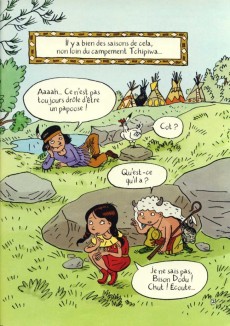 Extrait de Les papooses -2- A la poursuite du chien géant