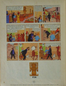 Extrait de Tintin (Historique) -14B31- Le temple du soleil