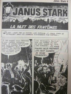 Extrait de Janus Stark -8-  La Nuit des Fantômes.