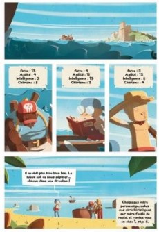 Extrait de Pirates - La BD dont vous êtes le héros ! -1- Journal d'un héros