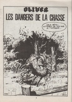 Extrait de Oliver (Impéria) -415- Les dangers de la chasse