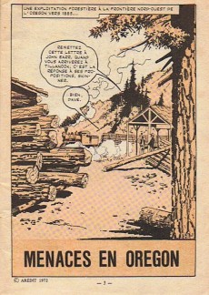 Extrait de Audax (3e Série - Arédit) (1970) -13- Menaces sur l'orégon