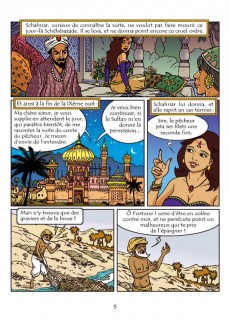 Extrait de Les contes des mille et une nuits (Ruof) -5- Le Pêcheur et le Djinn