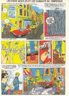 Extrait de Les pieds Nickelés (3e série) (1946-1988) -122- Les Pieds Nickelés et les diamants de l'Empereur