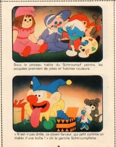 Extrait de Schtroumpfs (Mini-récits) -8MR2438- Le 1er Noël du bébé Schtroumpf