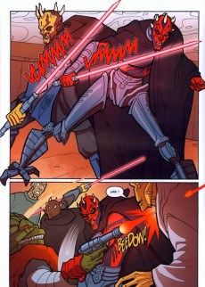 Extrait de Star Wars - The Clone Wars -4- Mission 4 : Les chasseurs de Sith