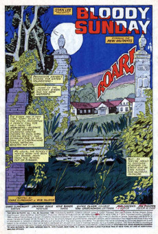 Extrait de The new Mutants (1983) -46- Bloody sunday