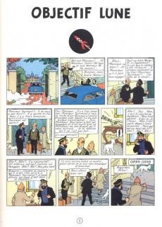 Extrait de Tintin (Historique) -16B10- Objectif Lune