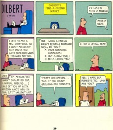 Extrait de Dilbert (en anglais, Andrews McMeel Publishing) -6- It's obvious you won't survive by your wits alone
