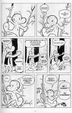 Extrait de Bone (Smith, chez Delcourt, en noir et blanc) -8- La caverne du vieil homme
