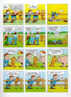 Extrait de Garfield (Dargaud) -15Ind2000- Garfield fait boule de neige