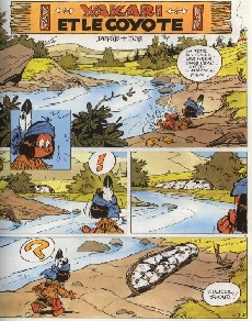 Extrait de Yakari -12- Yakari et le coyote