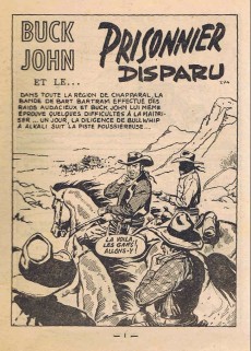 Extrait de Buck John (Impéria) -141- Le prisonnier disparu