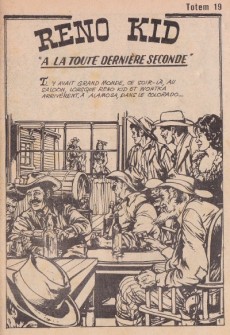 Extrait de Totem (2e Série) (1970) -19- Reno Kid - A la toute dernière seconde