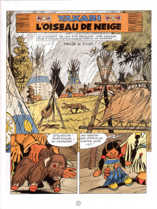 Extrait de Yakari -18b2000- L'oiseau de neige