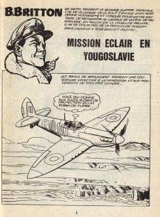 Extrait de Battler Britton (Impéria) -453- Mission éclair en Yougoslavie - L'Ange gardien - Combats silencieux