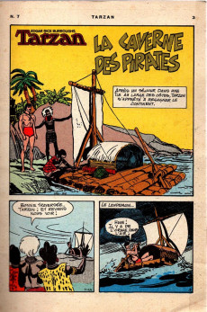 Extrait de Tarzan - Le Seigneur de la Jungle (4e Série - Sagédition) (Nouvelle Série) -7- La caverne des pirates